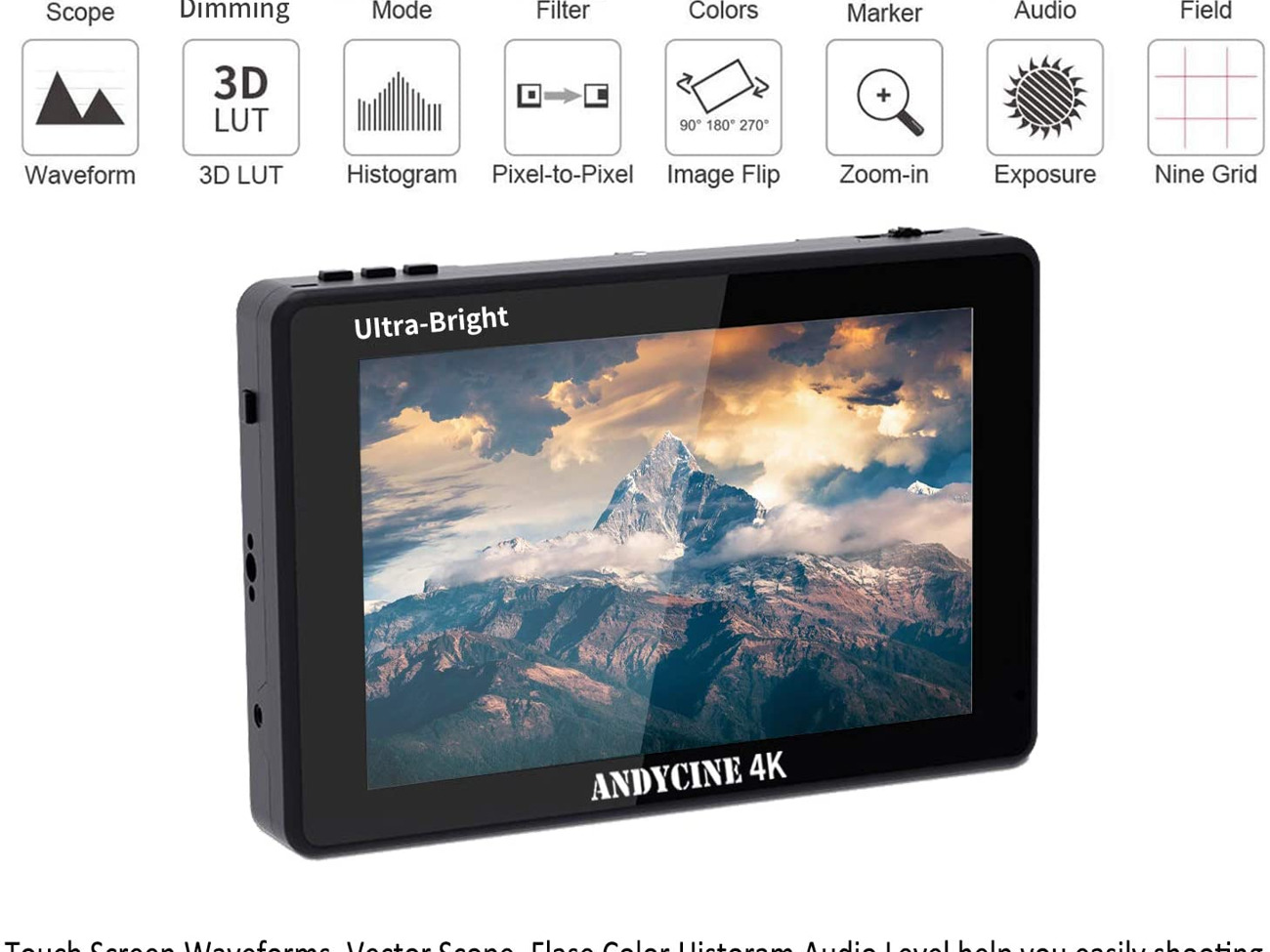 Rent Andy Cine 7 Inch 4K Field Monitor 