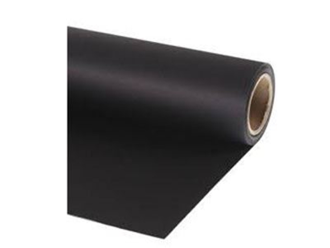 Calumet Black 1.35m x 11m Background Paper and support kit