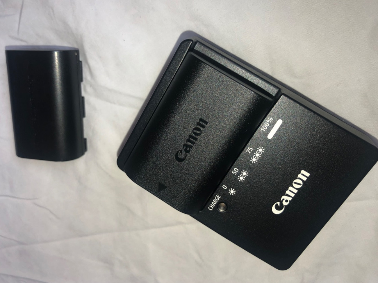 Rent Canon Battery Pack LP E6N 2 Pack LP E6N Battery Charger 2Pack Li ion