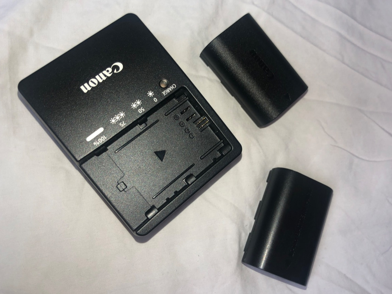Rent Canon Battery Pack LP E6N 2 Pack LP E6N Battery Charger 2Pack Li ion