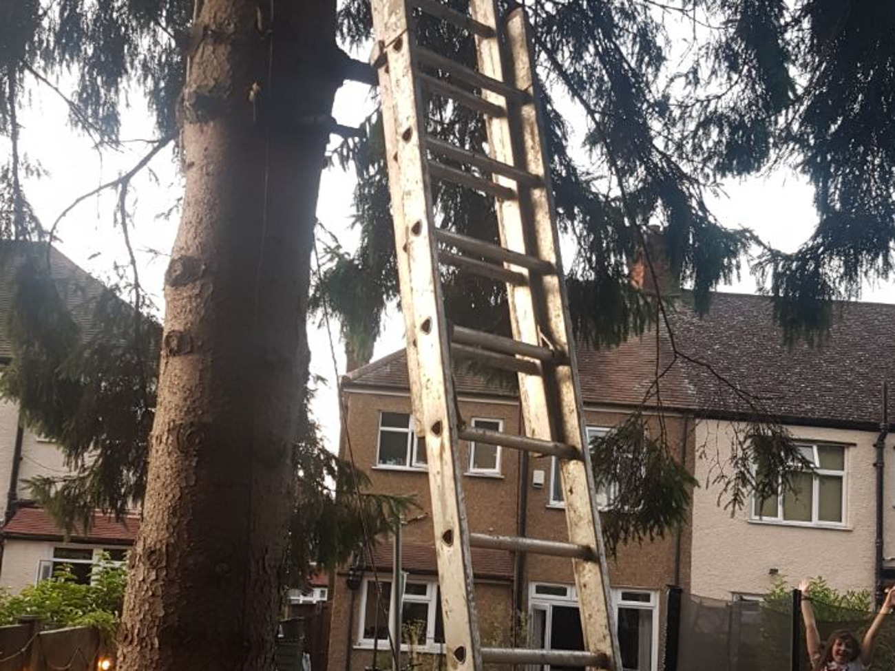 Extendable 3-part ladder