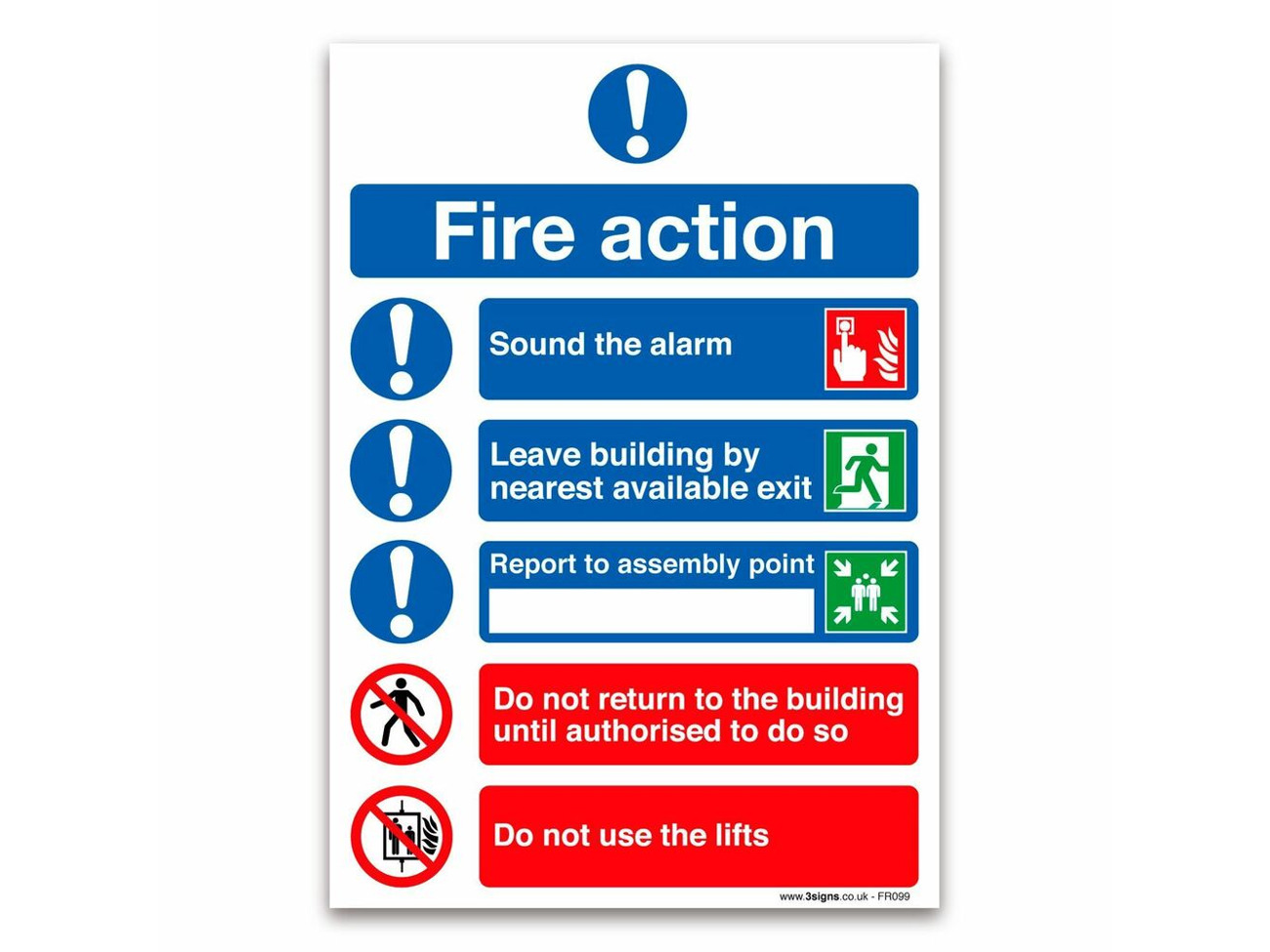 Hearing protection must be worn A3 1mm Rigid Plastic Safety Sign