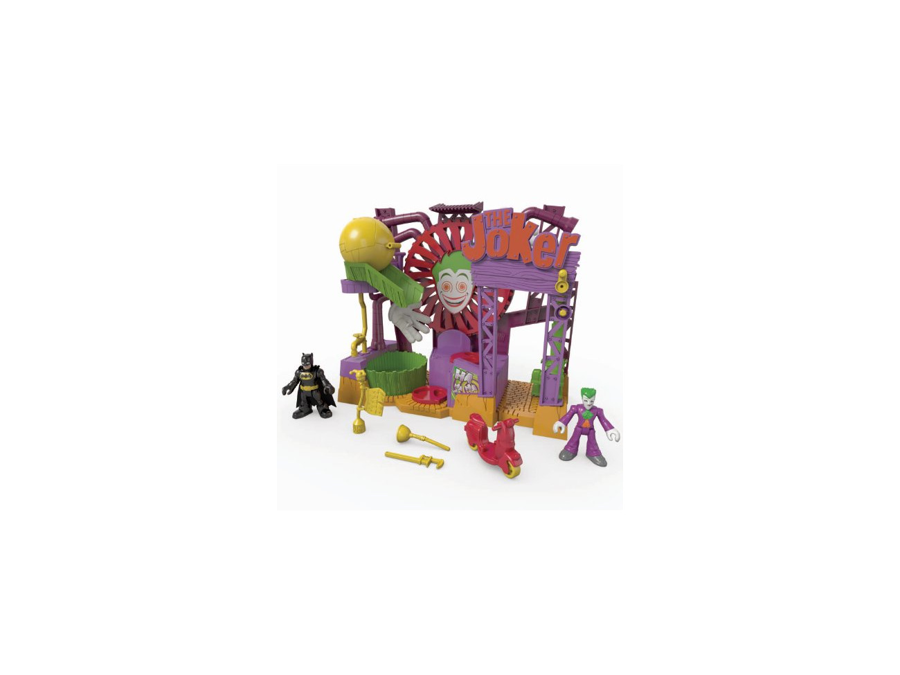 imaginext dc super friends the joker laff factory