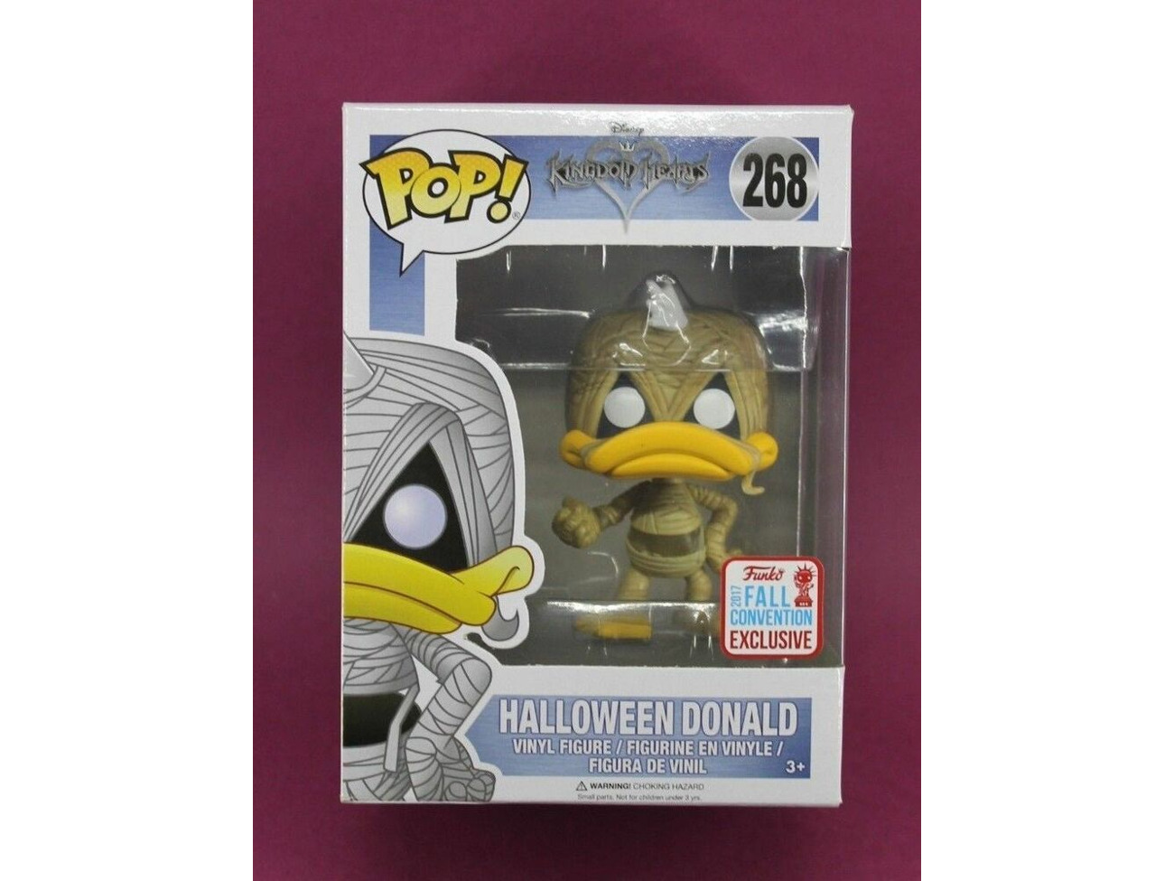 Funko POP Disney Kingdom Hearts HALLOWEEN DONALD #268 Vinyl Figure NYCC 2017