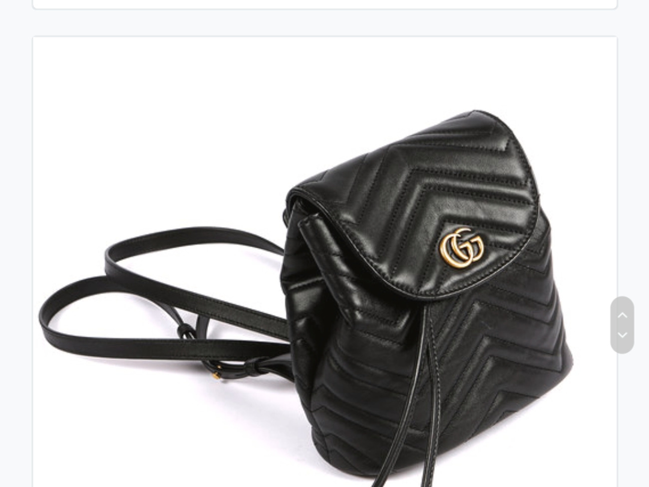 gucci marmont leather backpack