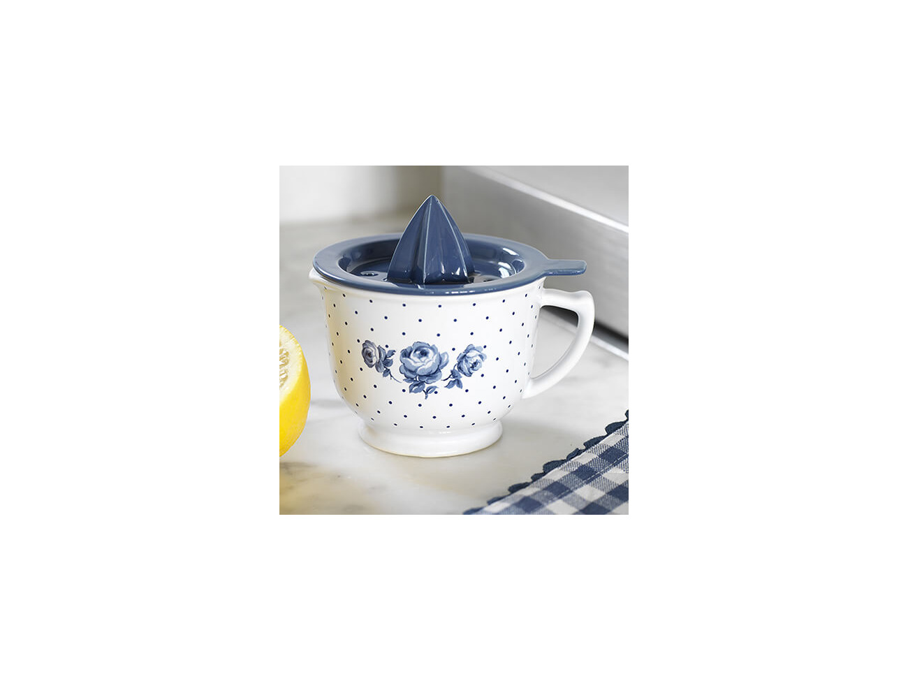 Katie Alice Vintage Indigo Lemon Juicer Katie Alice Vintage Indigo Lemon Juicer