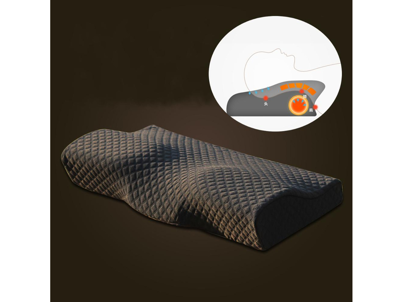 Buy Memory Foam Pillow Cervical Spondylosis Neck Pain Relief Slow