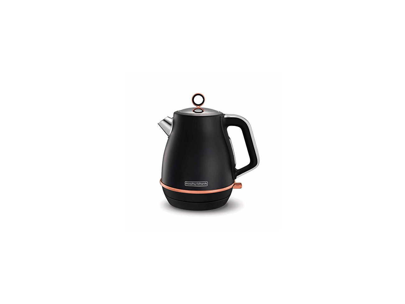 morphy richards evoke jug kettle white rose gold