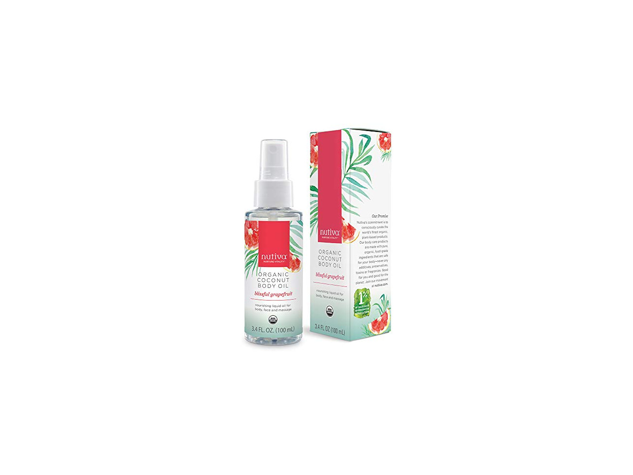 nutiva organic coconut body oil
