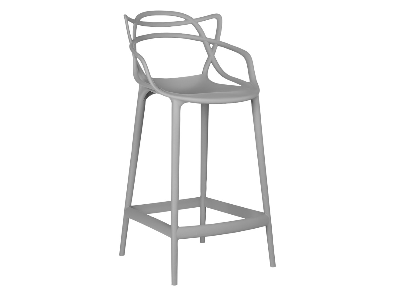 Philippe Starck for Kartell Masters Bar Chair, Grey