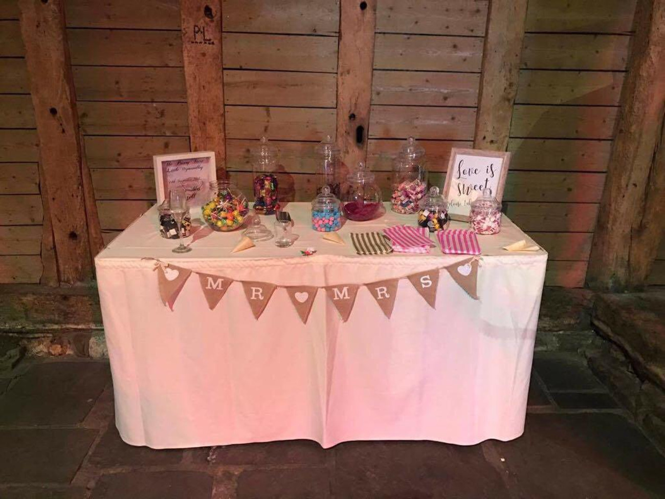 Rent Rustic Barn Wedding Diy Table Decorations Package In Leighton