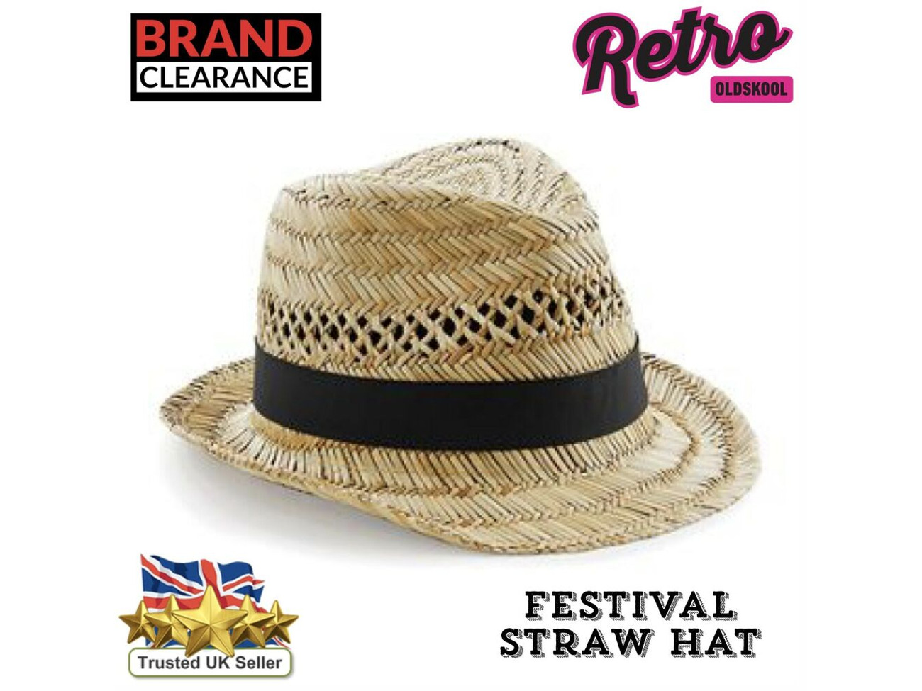 mens straw trilby hats uk