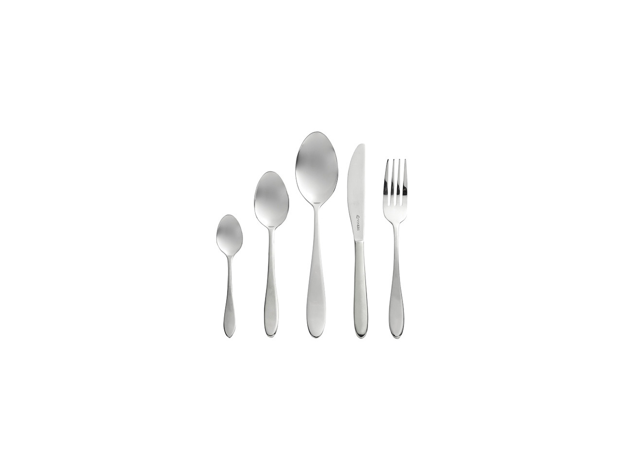 Viners Tabac Stainless Steel Mirror Polished Dessert Spoon Set of 4 Viners Tabac Stainless Steel Mirror Polished Dessert Spoon Set of 4