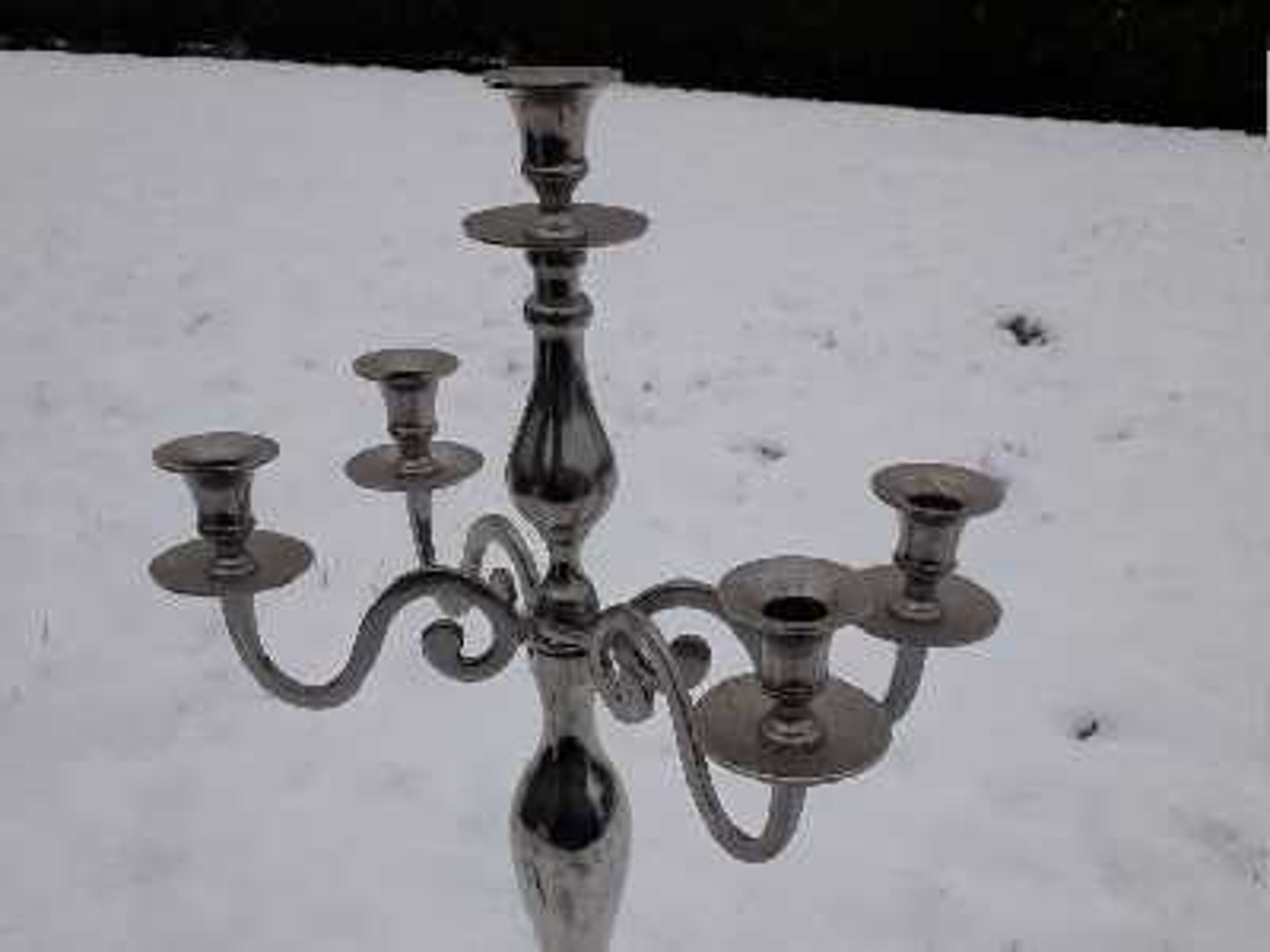 Vintage Silver Candelabra Centre Piece 