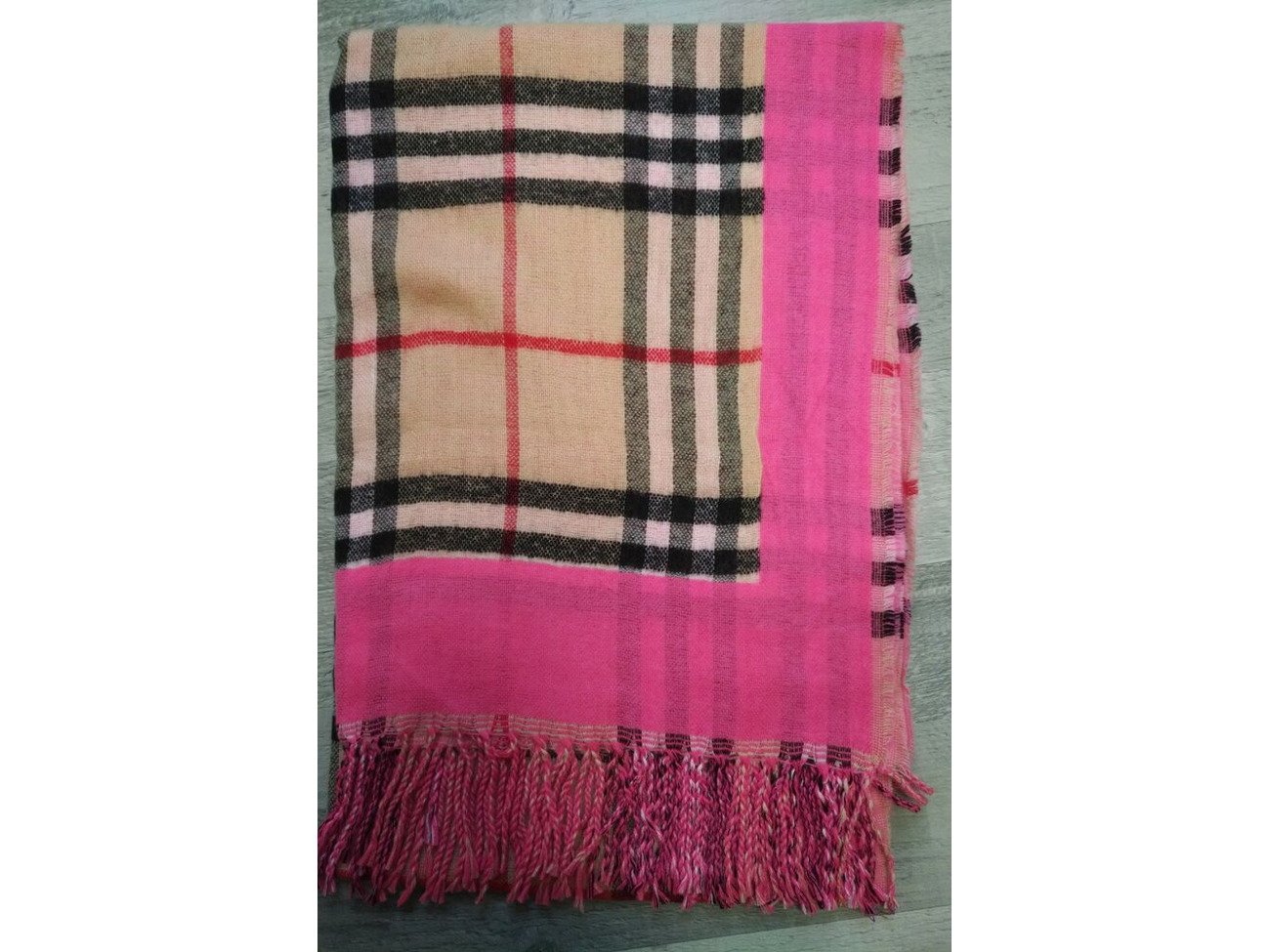 Ladies Womens Scarf Shawl Tartan Checked Plaid Wrap Neck Stole Pashmina Soft UK