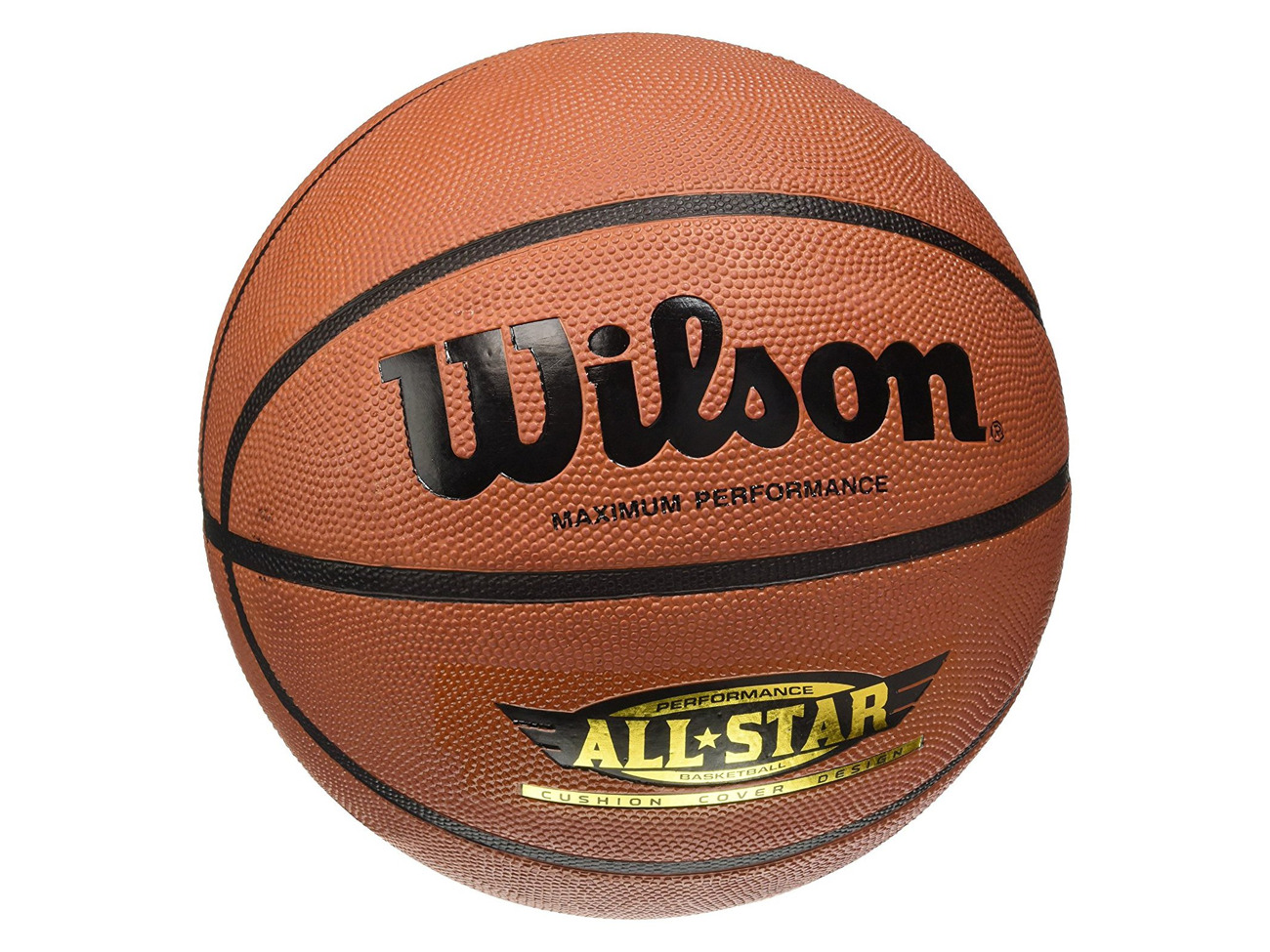 Asphalt Performance All Star Wilson Outdoor basketball Rough Surfaces Size 7 Brown Synthetic Floors 12 years and up WTB4040XB7