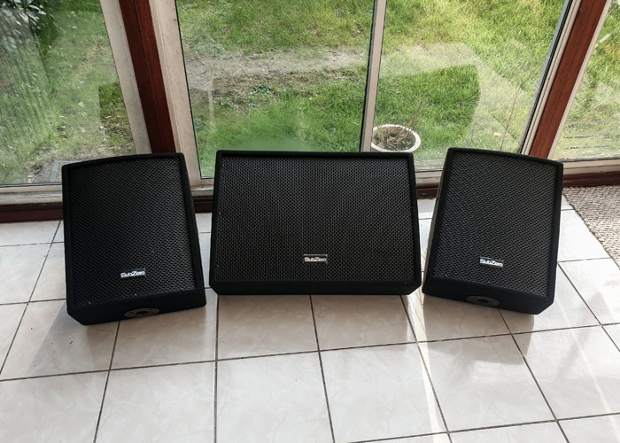 subzero 350w 12 active pa speaker