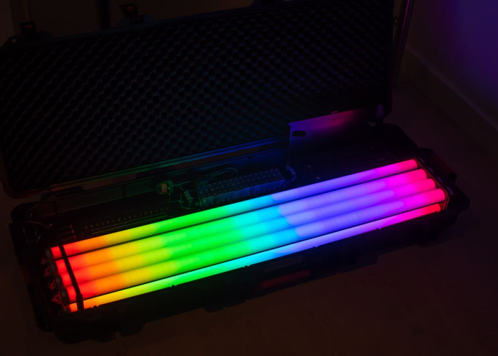 8 X Astera Ax1 Pixel Light Kit Full Set Of Wireless Rgb Led Lights Control Box Charger Case Fluorescent Neon Portable 8 X Astera Ax1 Pixel Light Kit Full Set Of Wireless Rgb Led Lights Control Box Charger Case Fluorescent Neon Portable