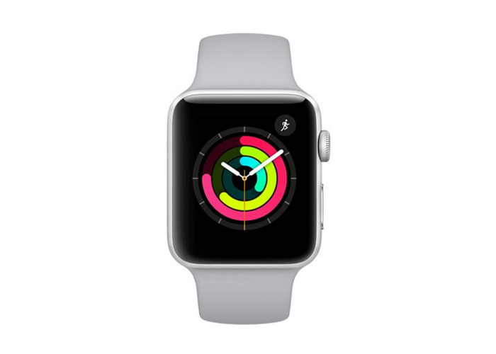 apple watch series 3 42mm silver aluminium case with fog sport band