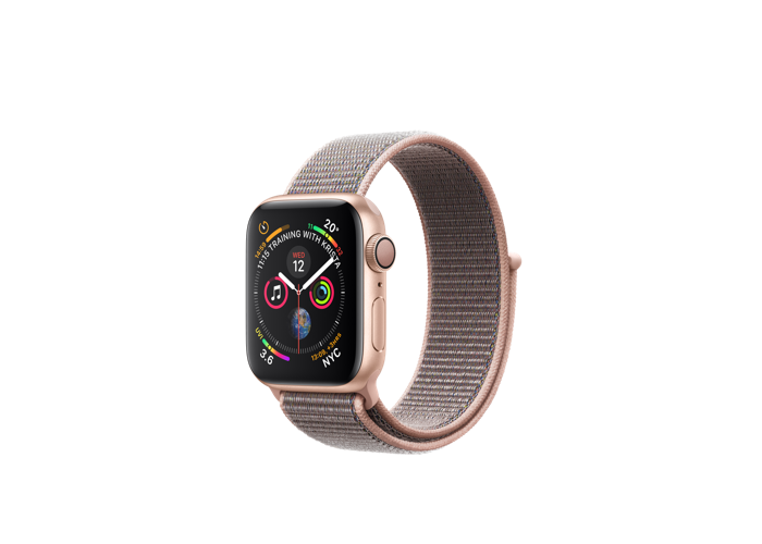 apple watch series 4 40mm pink sand sport band