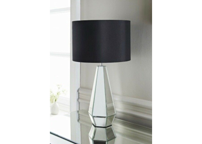 cara faceted mirror table lamp