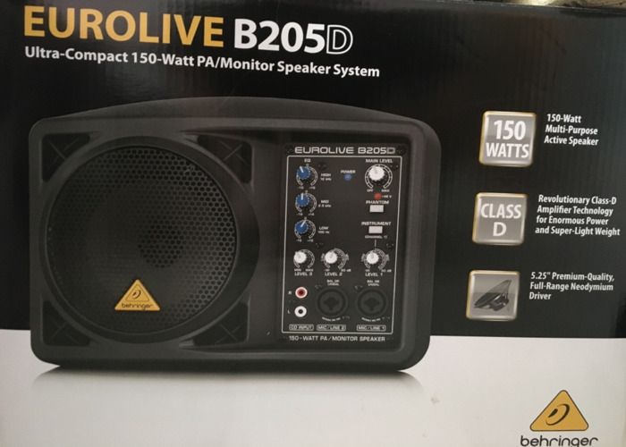 behringer amplifier speaker