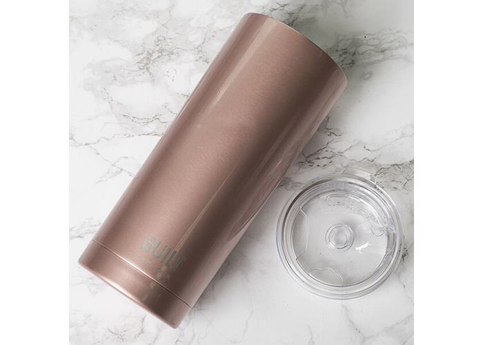 Built Double Wall Stainless Steel Vacuum Insulated Tumbler 20 Oz Rose Gold