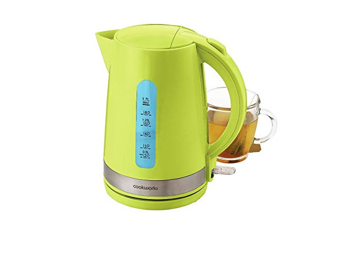 Buy CookWorks 3kW 1.7L Cordless 1.7 Litre Jug Kettle Cookworks GreeN
