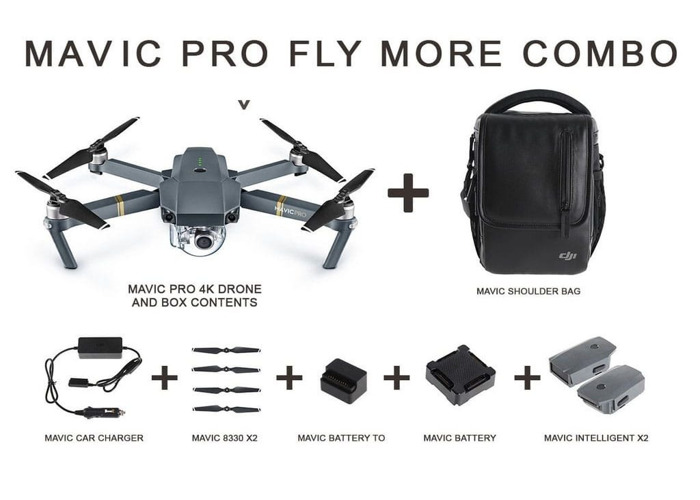 drone dji mavic pro fly more