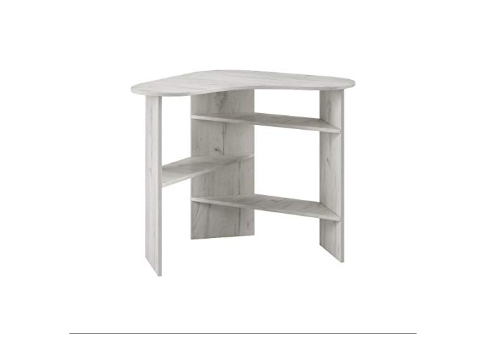 E Com Corner Desk Table With Storage Shelves C E Com Corner Desk Table With
