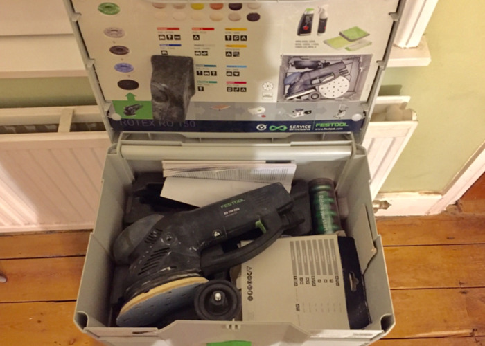 Rent Festool RO 150 sander 110v in 