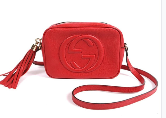 Gucci Soho Small Red Leather Disco Bag In London