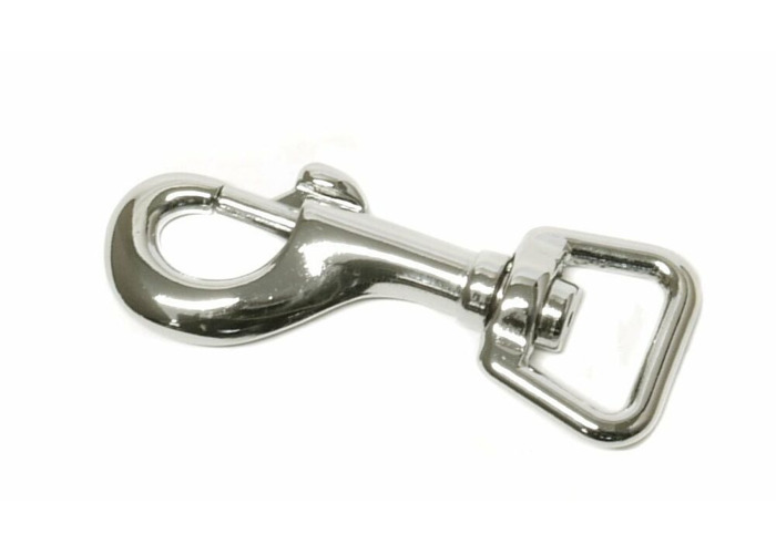 HEAVY DUTY 20 /& 25 MM NICKEL PLATED TRIGGER HOOKS,SWIVEL,DOG LEADS,KEY CHAINS