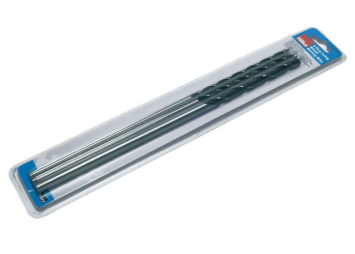 8 Hilka 3 pc Long Wood Boring Bits 6 10mm x 12/" DIN Standard Spiral Edge Point