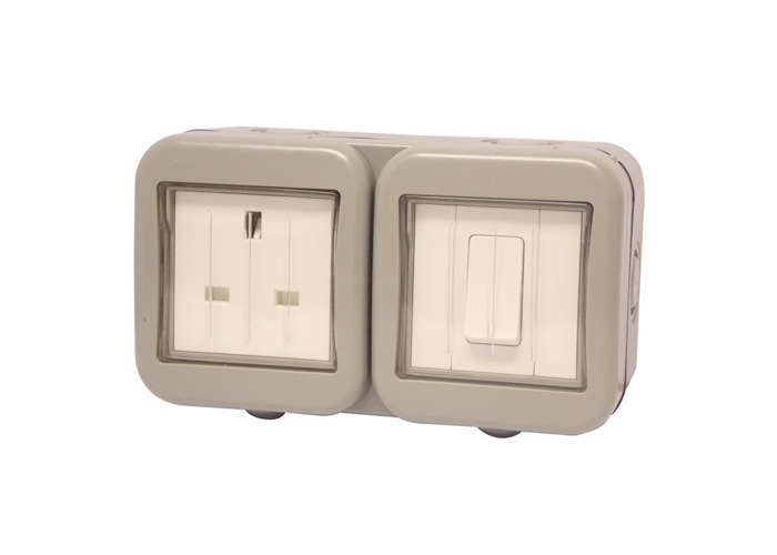 Buy Ip55 Weatherproof 13a Single Plug Socket Switched