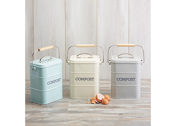 Buy Kitchen Craft 3 Litre Living Nostalgia Steel Compost