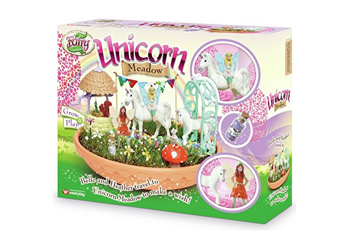 my fairy garden unicorn meadow grow & play set