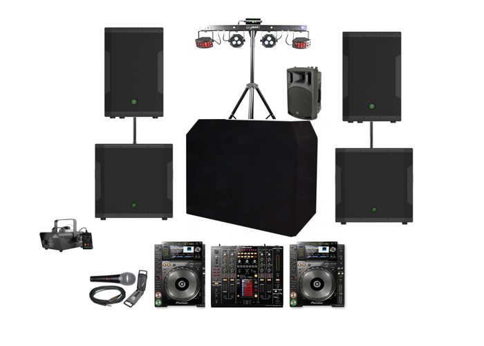 Wedding 6KW Sound system and DJ set up 