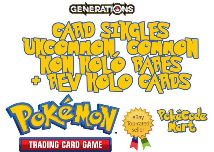 Pokemon TCG Sun /& Moon Uncommon and Common Card Selection