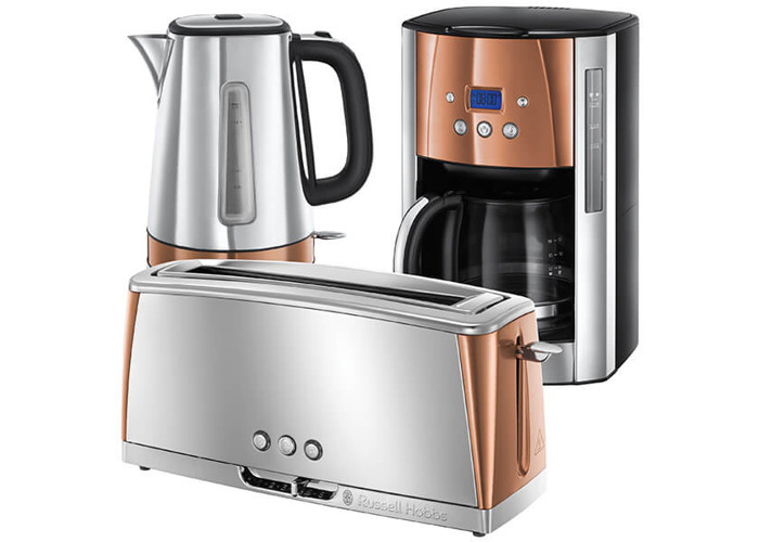 Buy Russell Hobbs Luna Stainless Steel & Copper Breakfast Buy Russell Hobbs Luna Stainless Steel & Copper Breakfast