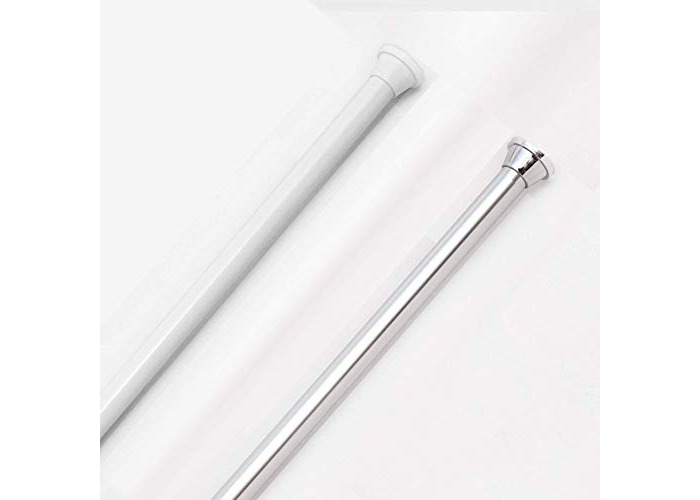 Buy Tropik Home Extendable Spring Loaded Shower Curtain Pole Rod