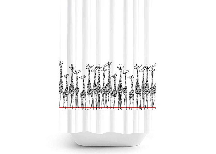 Buy Tropik Home Quality Extra Long Fabric Shower Curtain