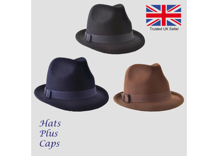 Gamekeeper Safari Wool Fedora from Failsworth 100/% Wool