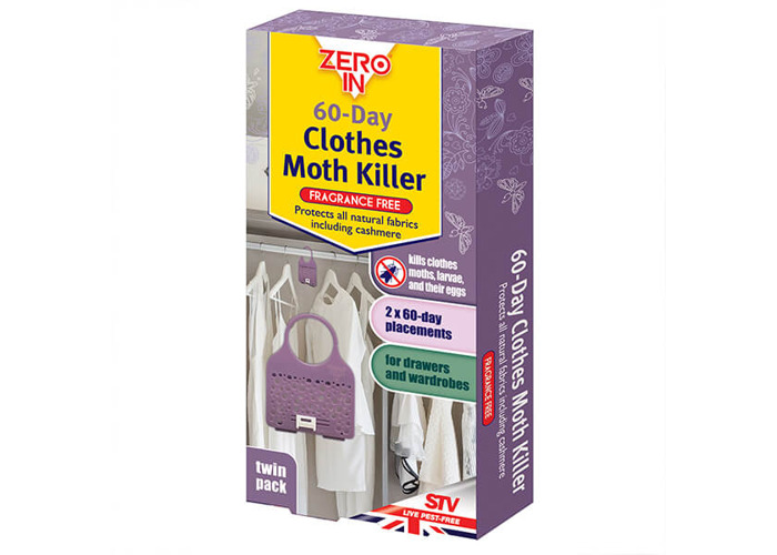 MOTH BALLS 10 Pack 3 Month Protection Pack ZERO IN STV New Generation Pack of 10
