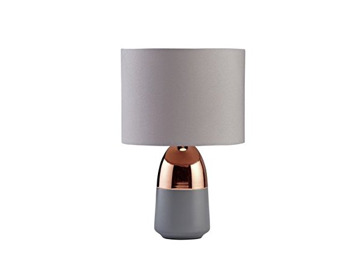 Argos Home Duno Touch Table Lamp White Chrome Fat