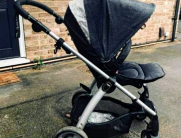 hamilton turnberry double pram
