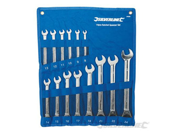 Silverline 589682 Fixed Head Ratchet Spanner 27mm